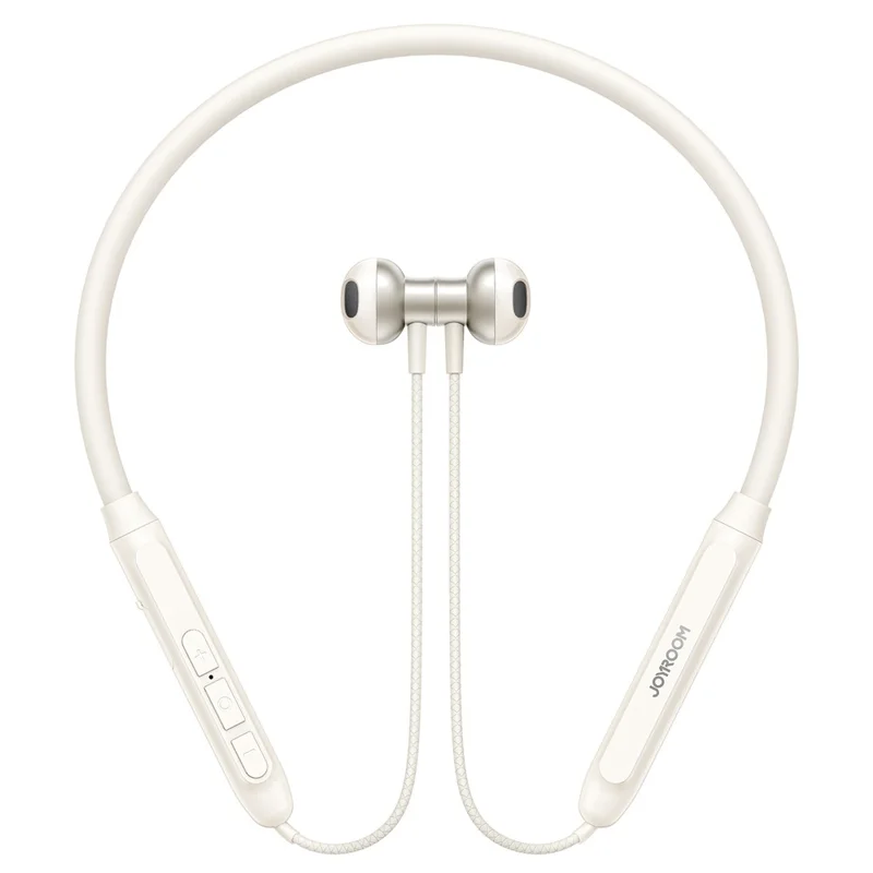 JOYROOM JR-D8 Neckband Wireless Earphone Low Latency Bluetooth-compatible 5.4 Headphone - Beige