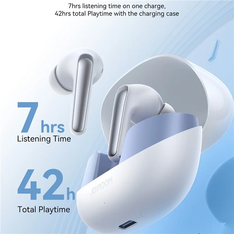 JOYROOM JR-FN2 Bluetooth 5.4 Ohrhörer ANC Geräuschreduzierung TWS Ohrhörer Dual EQ-Modus - Weiß