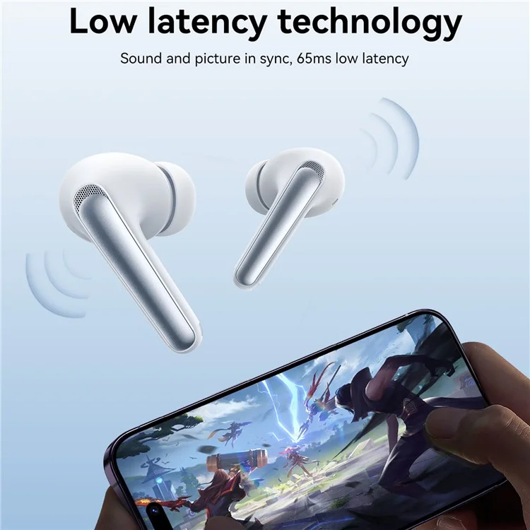 JOYROOM JR-FN2 Bluetooth 5.4 Ohrhörer ANC Geräuschreduzierung TWS Ohrhörer Dual EQ-Modus - Weiß