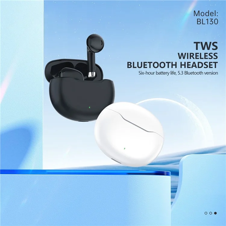 FONENG BL130 TWS Auricolari Bluetooth Touch Control Stereo Music Wireless Headset - Nero