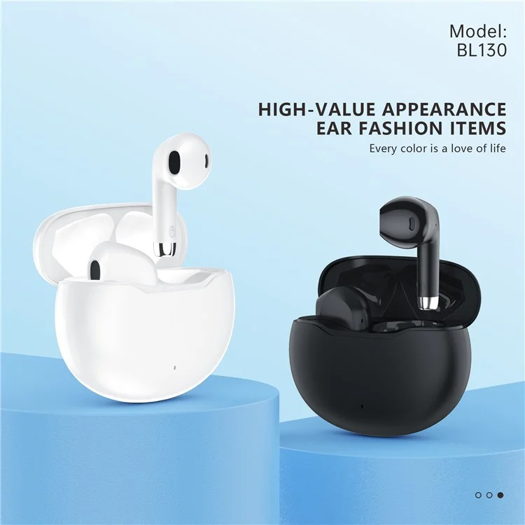 FONENG BL130 TWS Auricolari Bluetooth Touch Control Stereo Music Wireless Headset - Nero