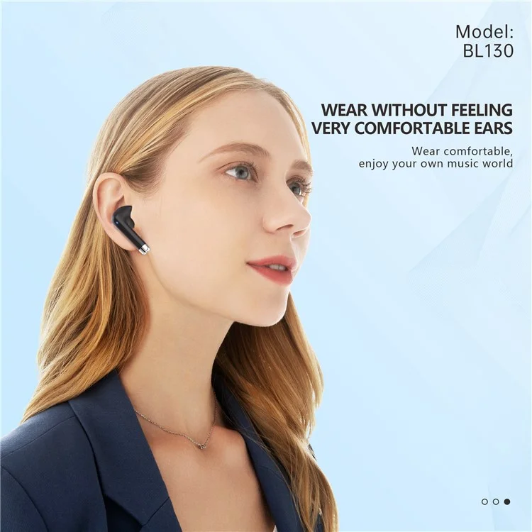 FONENG BL130 TWS Auricolari Bluetooth Touch Control Stereo Music Wireless Headset - Nero