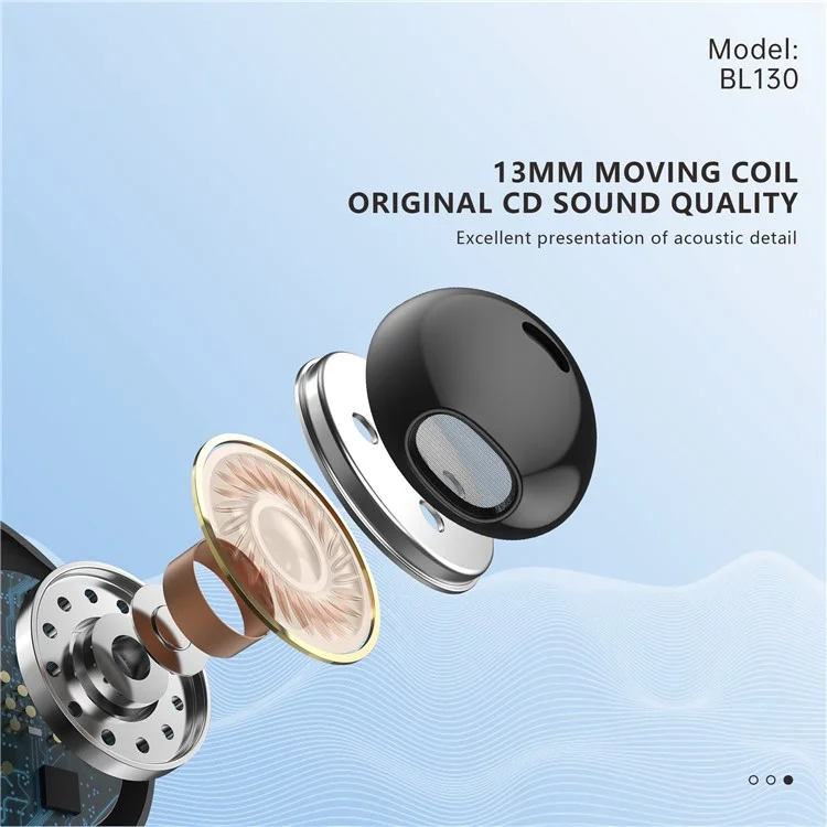 FONENG BL130 TWS Auricolari Bluetooth Touch Control Stereo Music Wireless Headset - Nero