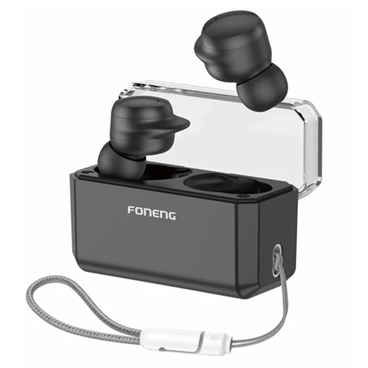 FONENG BL131 Bean TWS Bluetooth In-Ear Ohrhörer Ohrhörer Kabellose Sport-Musikkopfhörer - Schwarz