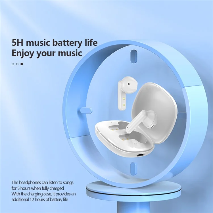 Écouteurs Bluetooth sans fil FONENG BL135 Semi-In-Ear TWS - Noir