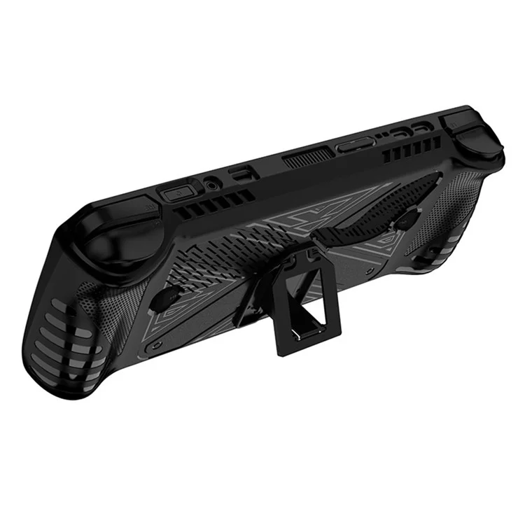 Custodia in TPU per Asus ROG Ally X Gamings Handheld Anti-Graffio Copertura protettiva con supporto - Nero