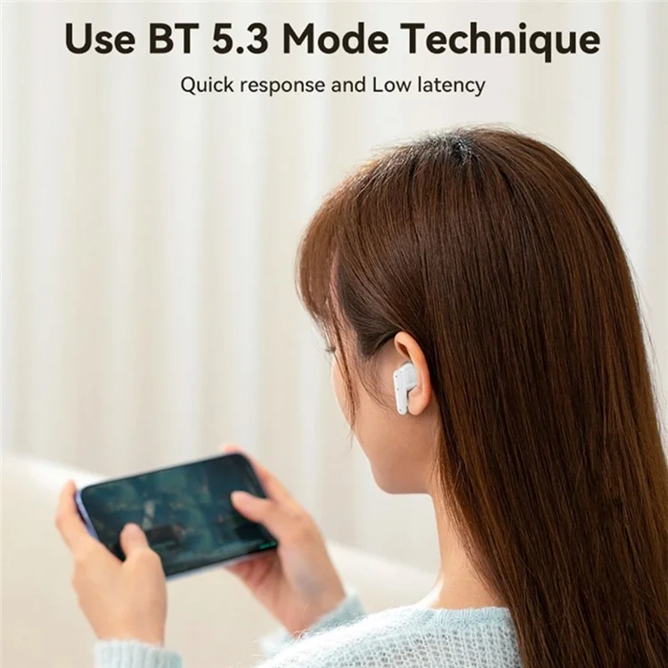 Yesido TWS28 Anc + Enc Eatphone Sans Fil Bluetooth Bruit Noise Anceling Earbud - Blanc