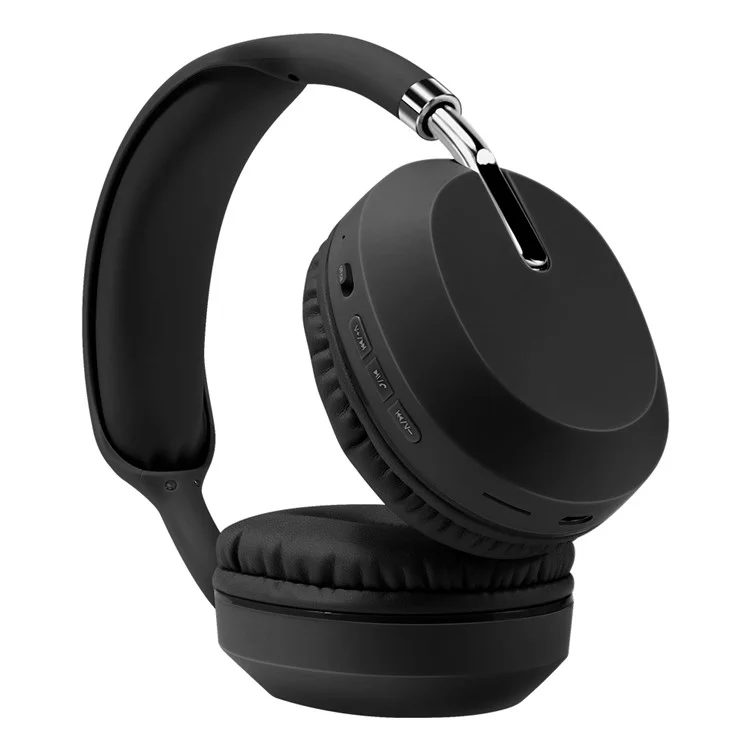 D-819 Bluetooth 5.3 Auriculares Hifi Stereo 15H Tiempo de Juego Auriculares Inalámbricos Soporte FM - Negro