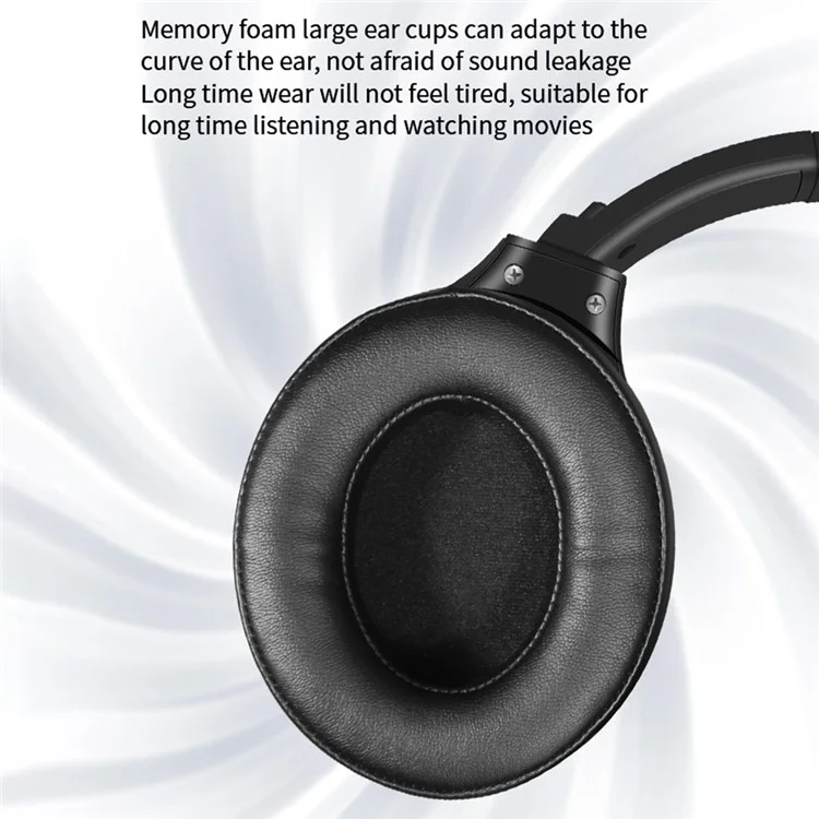 D-815 Wireless Bluetooth-compatible 5.3 Headphones 40H Playtime Over Ear HiFi Stereo Headset for Smartphone, PC - Blue
