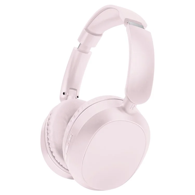 D-913 Bluetooth-compatible 5.3 Headphones 50H Playtime Wireless Foldable Headsets, HiFi Low Delay - Pink