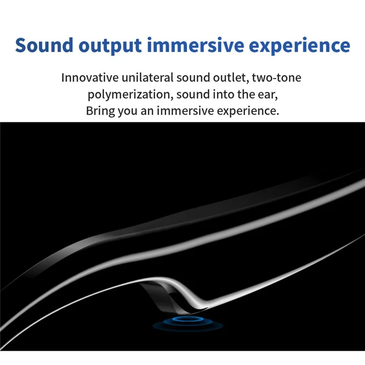 E13-06 Bluetooth-compatible Smart Sunglasses Earphone with Replaceable Lens (CE Certified) - Anti-Blue-Ray Lens