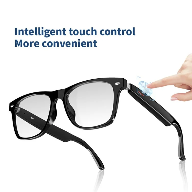 E13-C Bluetooth-compatible Smart Glasses Wireless Music Earphone Sunglasses (CE Certified) - Polarized Lens