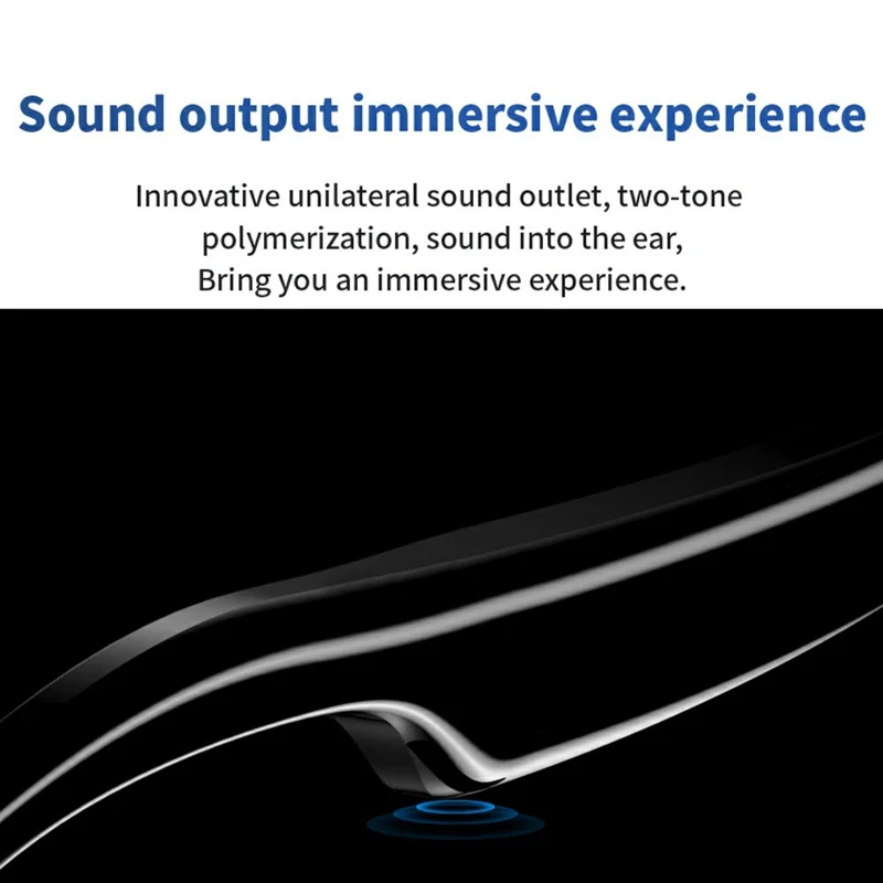 E13-C Bluetooth-compatible Smart Glasses Wireless Music Earphone Sunglasses (CE Certified) - Polarized Lens