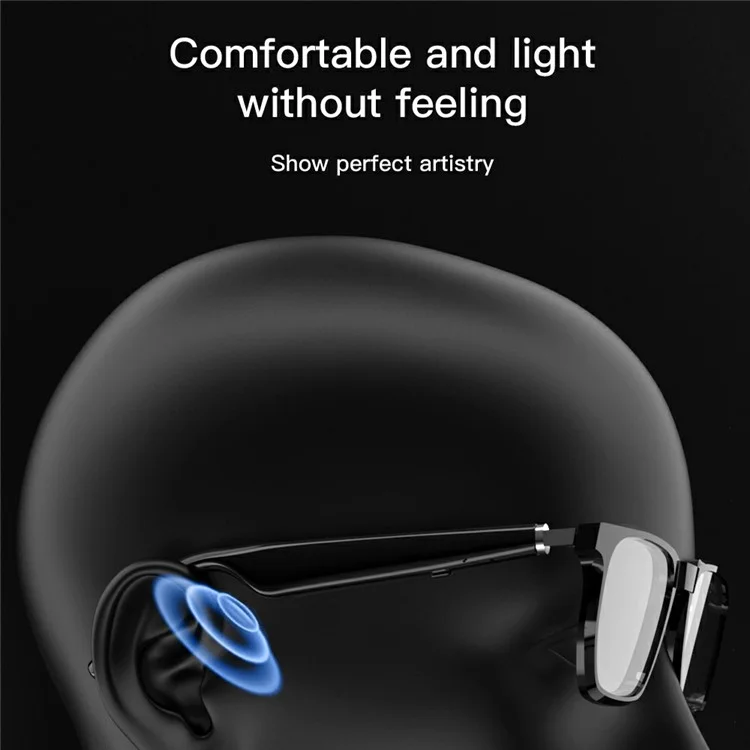 G01-09 Bluetooth-compatible Smart Sport Sunglasses Wireless Music Earphone Sun Glasses (CE Certified) - White