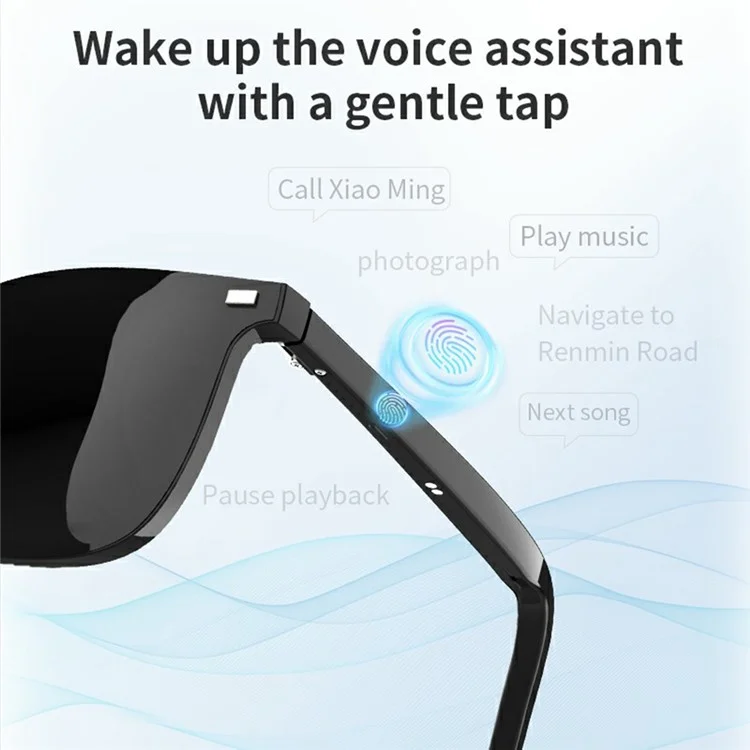 G05-T3 Bluetooth-умные солнцезащитные очки с наушниками с линзой для защиты от синего света + магнитной линзой + линзой ночного видения (сертифицированы по стандарту CE)