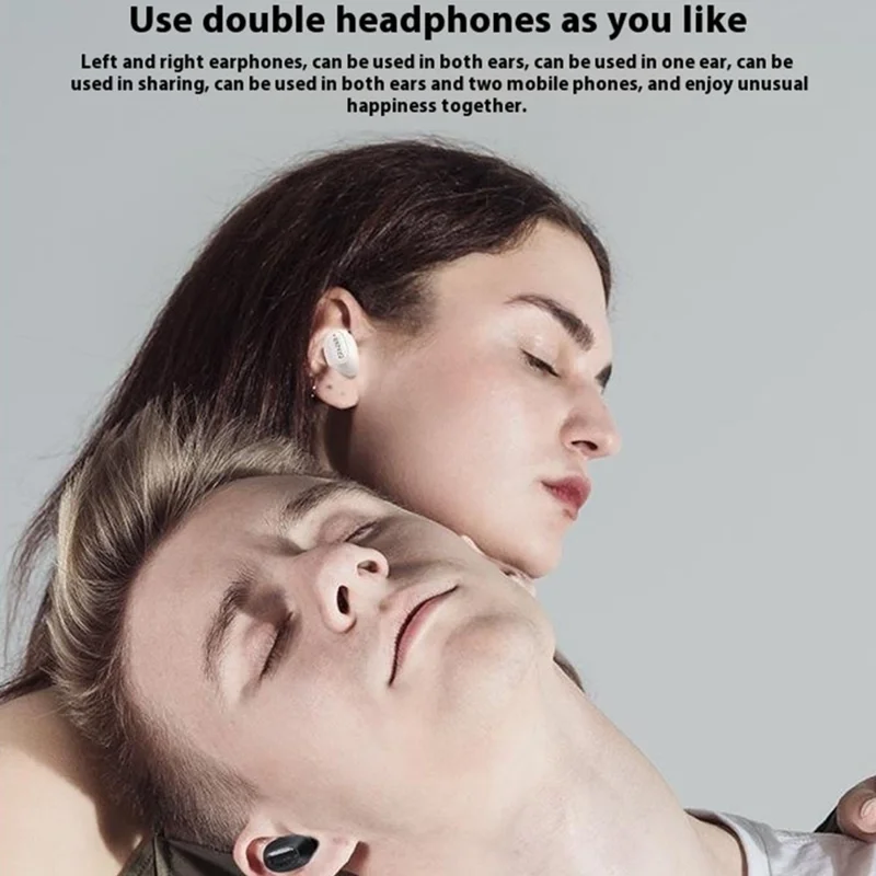 LENOVO ERAZER XT62PRO Wireless Stereo Music Headset TWS In-Ear Bluetooth-compatible Earphone - Pink