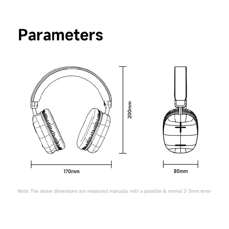 AWEI AT6 Wireless Bluetooth-compatible Gaming Headset 3.5mm AUX Wired Earphone Headphone - Beige