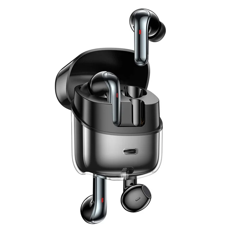 AWEI T79 2 Pairs ENC Noise Reduction Bluetooth-compatible Headsets Wireless Headphones Waterproof Earphones