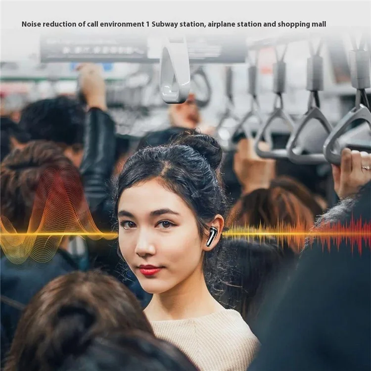 AWEI T79 2 Pairs ENC Noise Reduction Bluetooth-compatible Headsets Wireless Headphones Waterproof Earphones