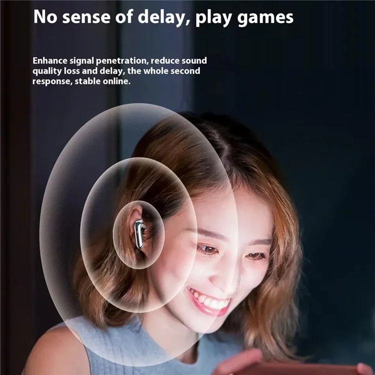 AWEI T79 2 Pairs ENC Noise Reduction Bluetooth-compatible Headsets Wireless Headphones Waterproof Earphones