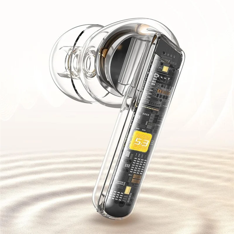 AWEI T88 Noise Reduction Bluetooth-compatible Headset TWS Wireless Headphone Waterproof Earphone - White