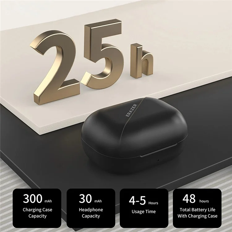 Lenovo Erazer XT91Pro TWS Bluetooth In-ear Aurnello Hifi Musica Stereo HD Chiamata Wireless Auricolare - Beige
