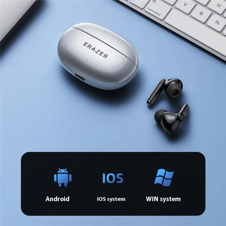 100pcs Lenovo Erazer Xt88pro TWS Bluetooth In-earleting Hifi Stereo Music Gaming Churming - Negro