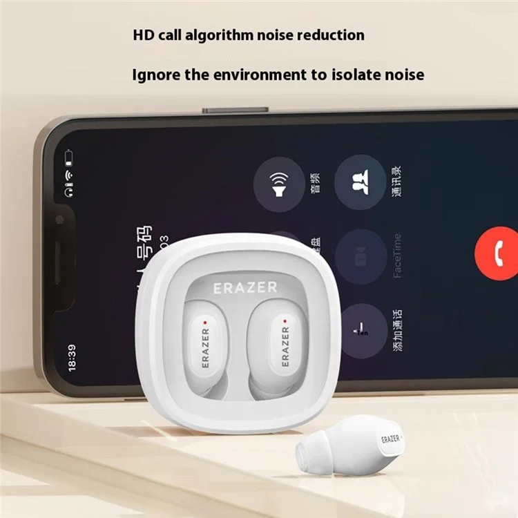 100pcs Lenovo Erazer XT62PRO Wireless Stéréo Musique Headset TWS Eartphone Bluetooth Intra-auriculaire - Noir