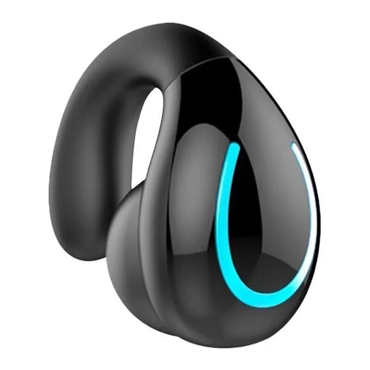 YX-08 Noise Reduction Single Earbud Bone Conduction Ear Clip Wireless Bluetooth-compatible Headphones