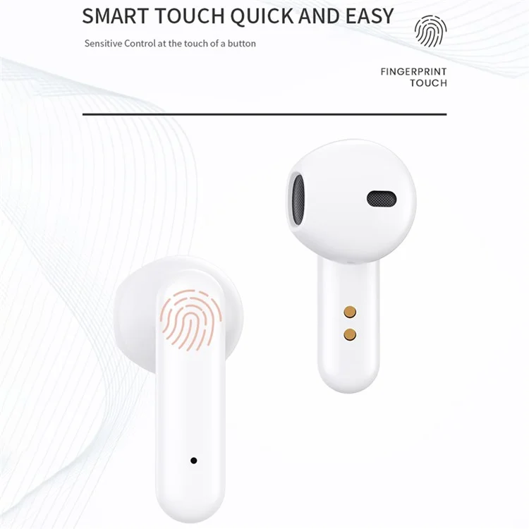 ML762 TWS Bluetooth-Ohrhörer mit Touchsteuerung, ergonomisches Stereo-Musikwireless-Headset