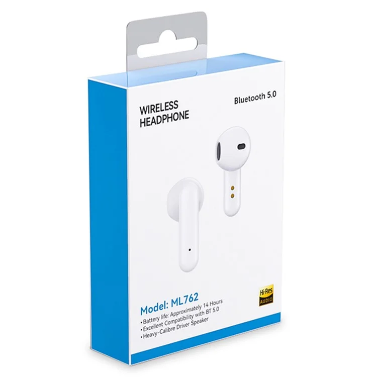 ML762 TWS Bluetooth-Ohrhörer mit Touchsteuerung, ergonomisches Stereo-Musikwireless-Headset