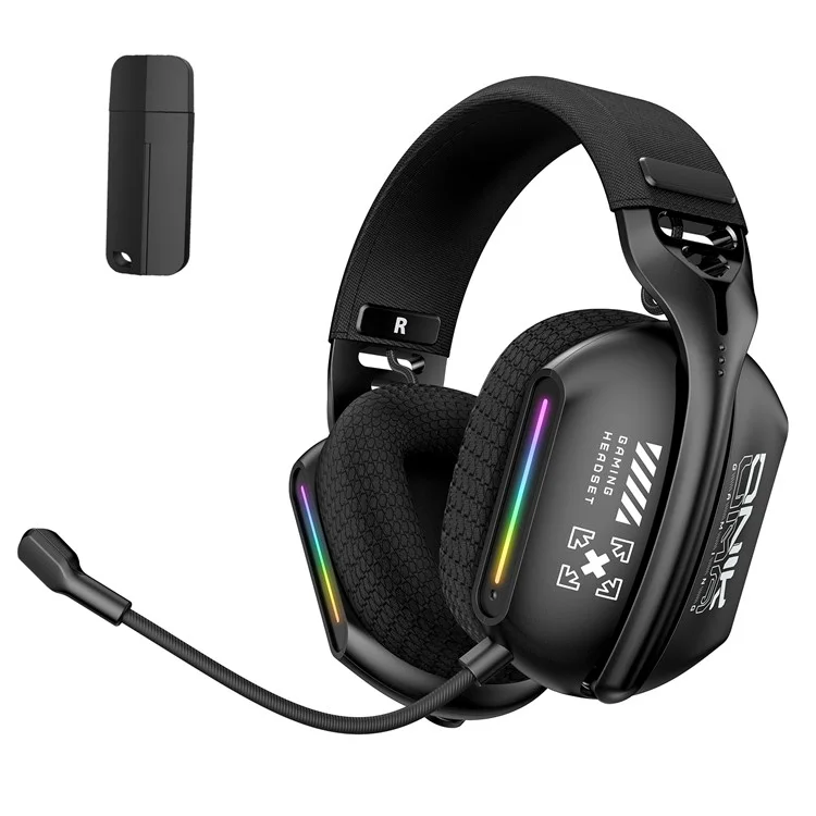 ONIKUMA GT808 Cuffie Tri-Mode 2.4GHz Ultra-Bassa Latenza Wireless Gaming Headset con Microfono