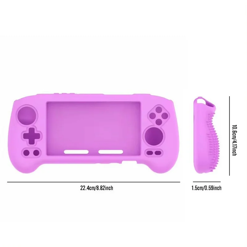 Silicone Protective Case for Anbernic RG556 Handheld Gaming Console Sleeve - Beige