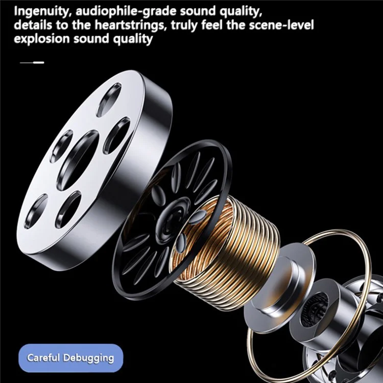 SK18 Wireless Bluetooth-compatible Earphones Touch Control Mini TWS Headphones for iPhone Android