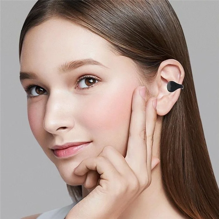 M8 Ear Clip Wireless Bluetooth 5.3 OWS Наушники Enc Ence Choyellation Outdoor Sports Наушники - Черный