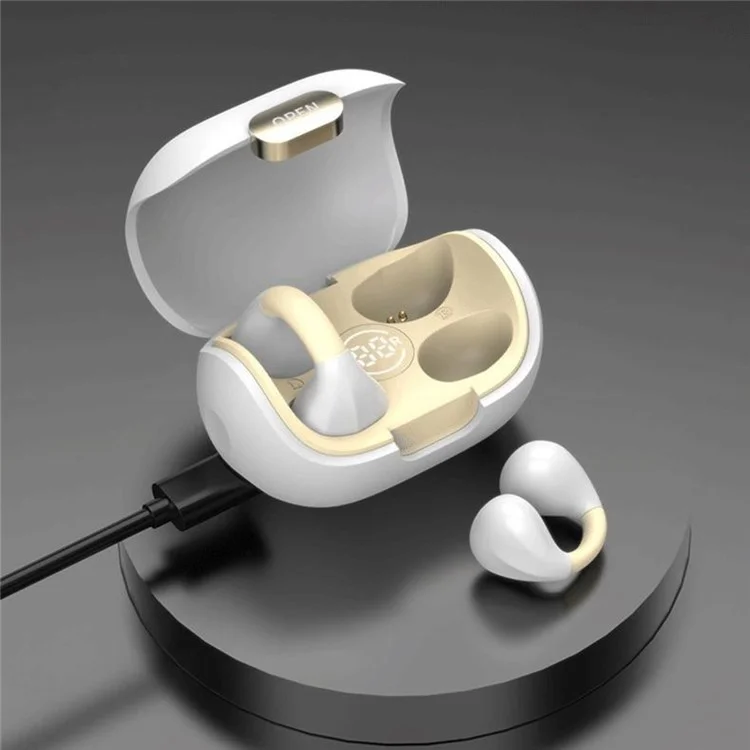M8 Ear Clip Wireless Bluetooth 5.3 OWS Наушники Enc Ence Choyellation Outdoor Sports Наушники - Черный