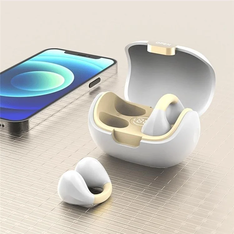 M8 Ear Clip Wireless Bluetooth 5.3 OWS Наушники Enc Ence Choyellation Outdoor Sports Наушники - Черный