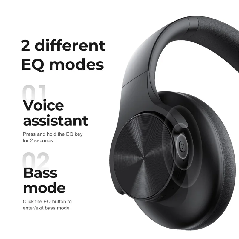 LENOVO Erazer G50 Wireless Bluetooth-compatible Stereo Headphone Over-Ear Foldable Music Headset - Beige