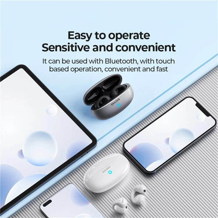 Lenovo Erazer XT83Pro Clipe de Ouvido Bluetooth Fone de Ouvido Sem Fio Headset de Jogo de Música Sem Fio - Preto