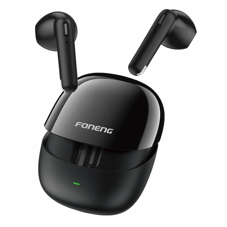 FONENG BL151 Bluetooth-compatible 5.3 TWS Wireless Earbuds HiFi Sound Semi-in-ear Headphones - Black