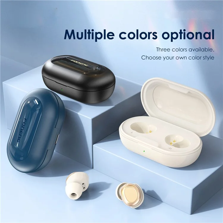 Foneng BL153 TWS Bluetooth In-ear-ohrhörer Earphone Wireless Touch Control Musik Headset - Beige