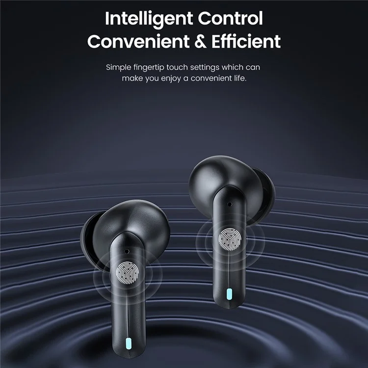 Toocki HE-068 TWS Bluetooth In-Ear Earphone Wireless Music Aurictos de Juegos - Blanco