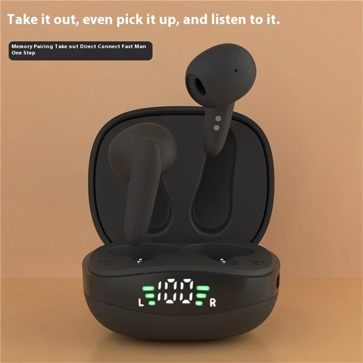 BH28 TWS Bluetooth 5.3 Earnofios Tampos Controle de Música Wirens Wirens Gaming Fone de Jogo - nu