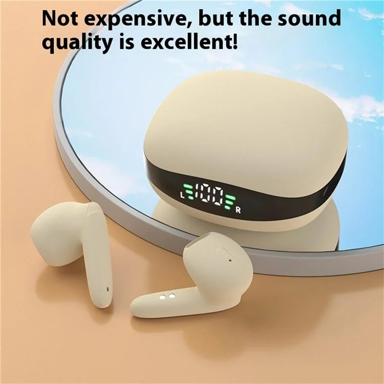 BH28 TWS Bluetooth 5.3 Earnofios Tampos Controle de Música Wirens Wirens Gaming Fone de Jogo - nu
