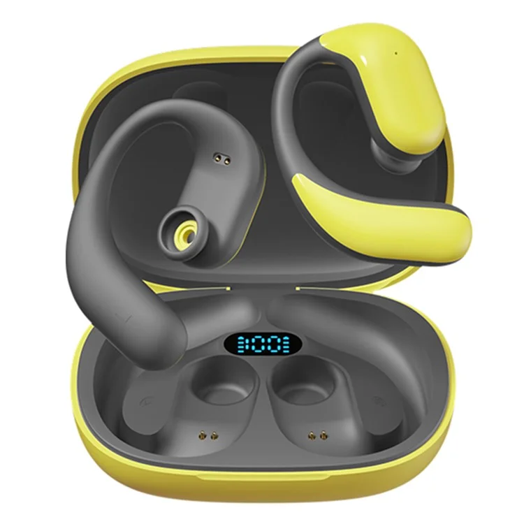 M65 OWS Bluetooth-compatible Headset Bone Conduction Ear-Hook Wireless Music Earphone - Green