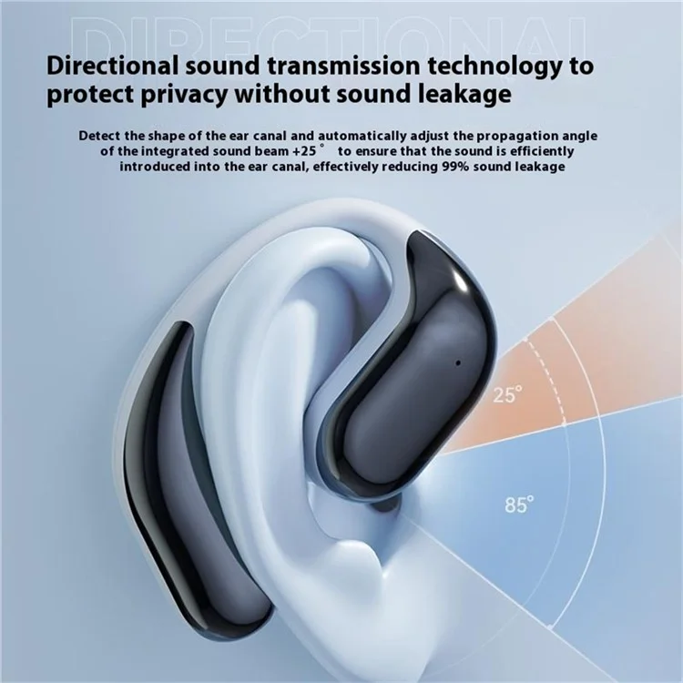 M65 OWS Bluetooth-compatible Headset Bone Conduction Ear-Hook Wireless Music Earphone - Green