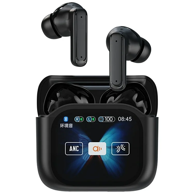 BY16 Bluetooth 5.4 Casque à Casque Écouteur TWS de Façon Naufragée - Noir