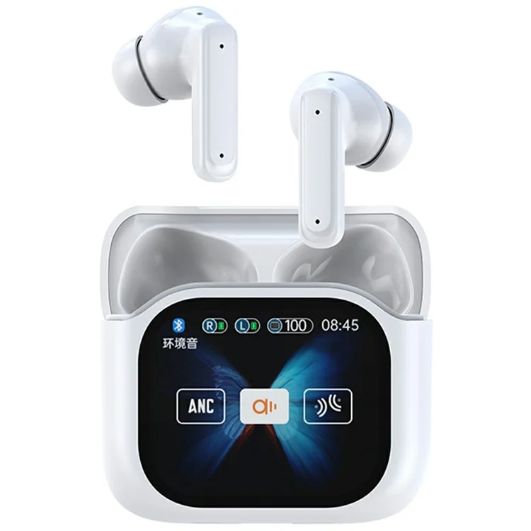 BY16 Bluetooth 5.4 Casque à Casque Écouteur TWS de Façon Naufragée - Blanc