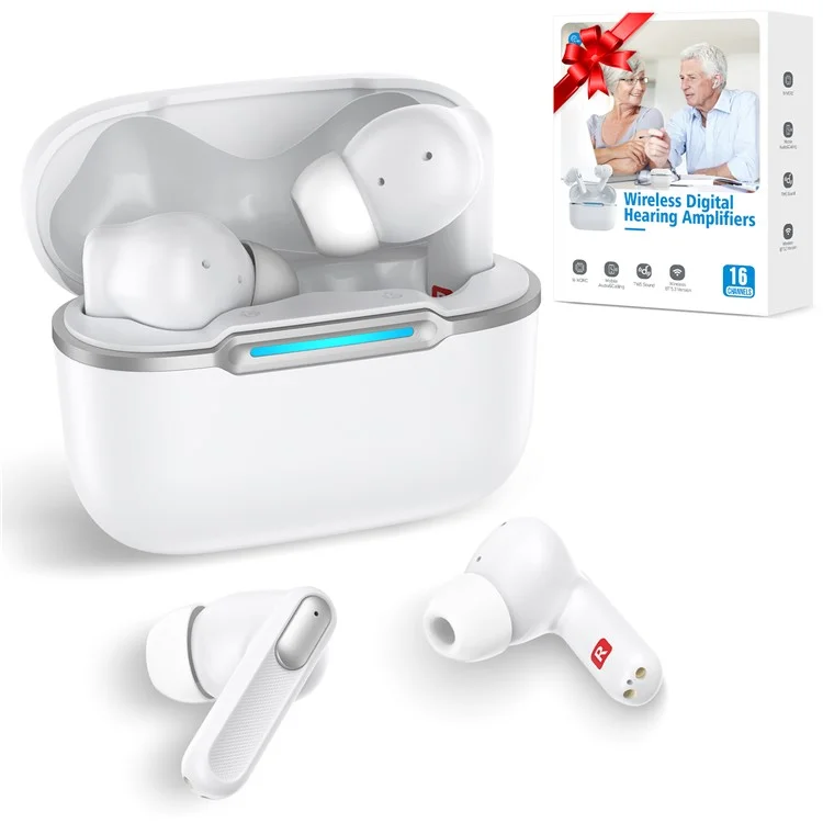 A08 16 Canales Ayudas de Audífonos Bluetooth Auriculares Para Ancianos Auriculares Amplificadores de Sonido Sordos (CE, FCC Certificados)