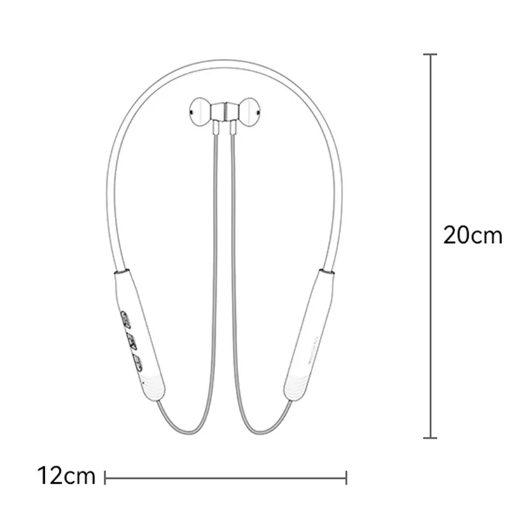 YESIDO YSP20 Magnetic Neck-Mount Earphones Lightweight Magnetic Absorption Headphones
